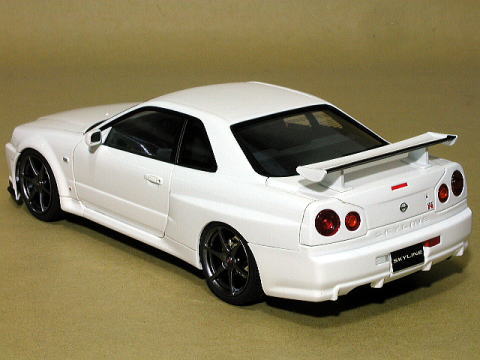 1/24 アオシマ スカイライン R34 GT-R stance 製作途中品 公式販促