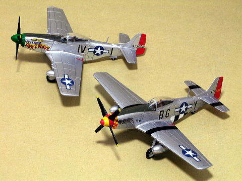 P-51D マスタング 蒼空の野生馬 翼コレクション第六弾 童友社